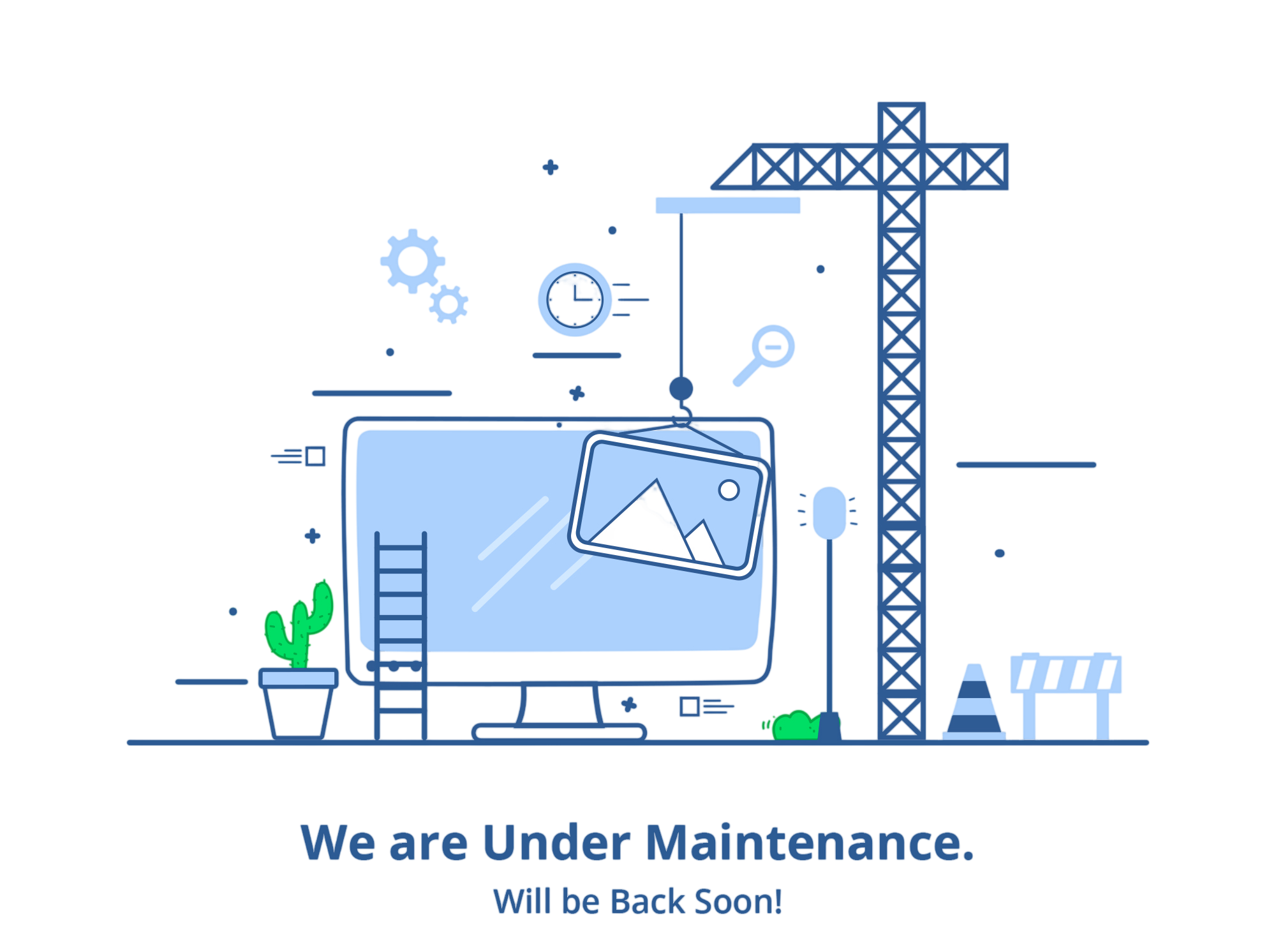 Under Maintenance Illustration
